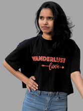 Load image into Gallery viewer, Organic Ethical Luxury Oversized Crop Top- Black