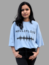 Load image into Gallery viewer, Organic Ethical Luxury OverSized Drop-Shoulder Tee- Chambray Blue