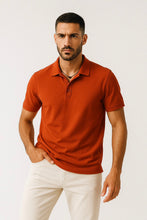 Lade das Bild in den Galerie-Viewer, Bio Basic Ethical Luxury Polo – Rooibos
